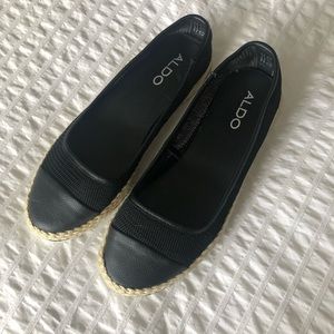 Black Aldo Flats